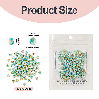 Picasso Glass Seed Beads SEED-TADJ0001-05H-1