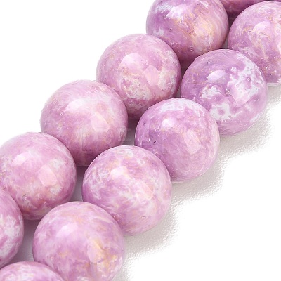 Baking Paint Glass Beads Strands GL-CBA8F4B-02F-1
