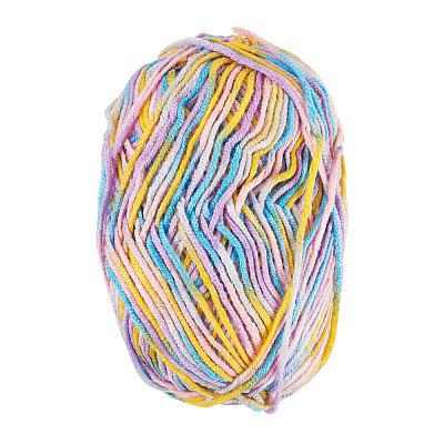Light Gradient Segment Dyed Polyester Yarn DIY-TADJ0002-005K-1