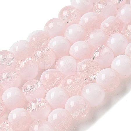 Crackle Glass Beads X1-GLAA-U001-8mm-12-1