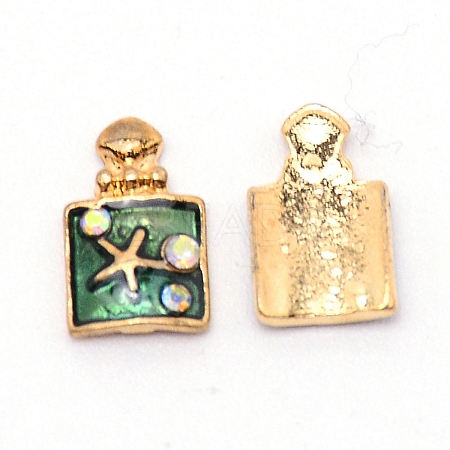 Alloy Enamel Cabochons LS-MRMJ-WH0067-34KCG-1