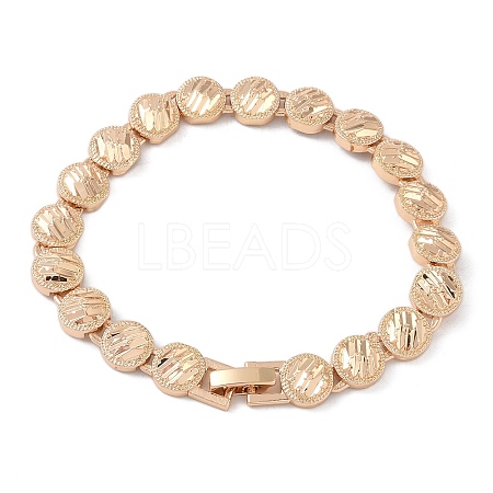 Brass Link Chain Bracelets for Women Men BJEW-P324-01D-KCG-1