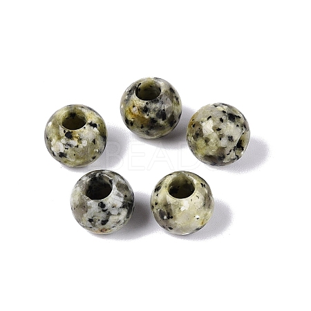 Natural African Turquoise(Jasper) European Beads G-Q607-02Q-1