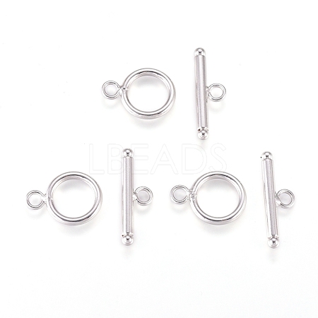 Brass Toggle Clasps KK-L189-23P-1