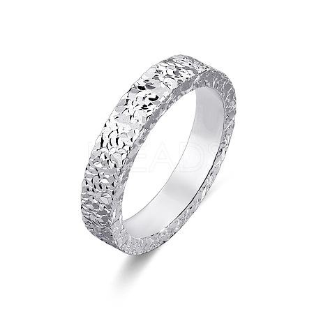 Brass Crushed Ice Pattern Finger Rings FS-WG1F485-10-1