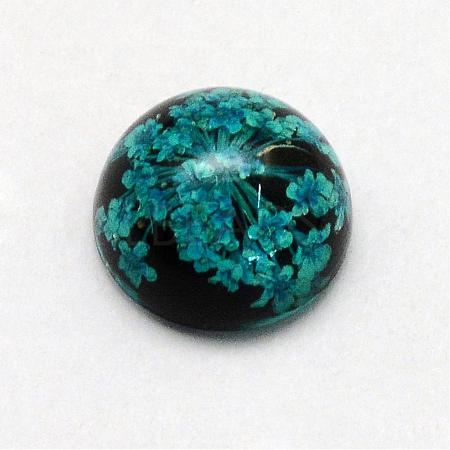 Resin Cabochons RESI-S320-12mm-37-1