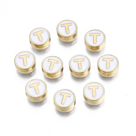 Alloy Enamel Beads X-ENAM-N052-006-01T-RS-1