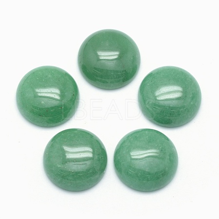 Natural Green Aventurine Cabochons G-E492-B-10-1