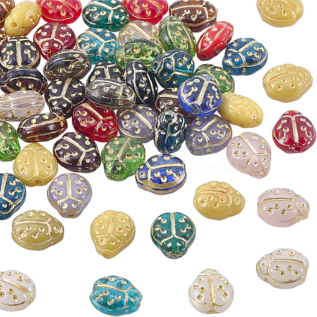 80Pcs Glass Beads GLAA-PA0001-48-1