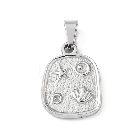 304 Stainless Steel Pendants SA-CBA34D4-03B-P-1