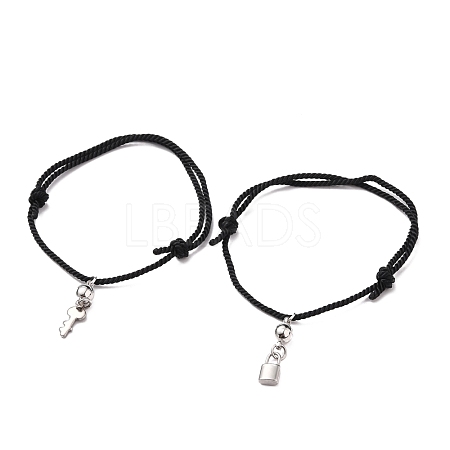 Adjustable Nylon Thread Bracelets BJEW-JB05637-1