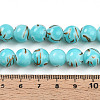 Baking Paint Glass Beads Strands DGLA-N010-10mm-03-4