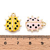 Alloy Enamel Pendants ENAM-N064-05KCG-3