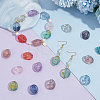 96Pcs 12 Colors Handmade Lampwork Beads LAMP-PH0001-34-5