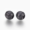 316 Surgical Stainless Steel European Beads STAS-F195-128B-12-1