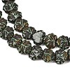 Czech Pressed Glass Beads GLAA-I061-51C-3