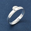 Adjustable Brass Pad Ring Setting KK-K414-01B-S-2