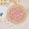 SUPERFINDINGS 250Pcs 5 Styles Opaque Acrylic Enamel Beads OACR-FH0001-051-4