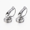 Tarnish Resistant 304 Stainless Steel Leverback Earring Findings STAS-H423-05P-2