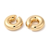 Rack Plating Brass Round Cuff Earrings EJEW-R150-01G-2