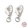 925 Sterling Silver Lobster Claw Clasps STER-D006-21S-1