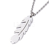 304 Stainless Steel Double Layer Necklaces NJEW-M181-04P-3