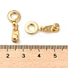 Rack Plating Brass Charms KK-Q807-06G-3