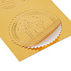 CRASPIRE Self Adhesive Gold Foil Embossed Stickers DIY-CP0003-01B-4