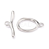 Rack Plating Brass Toggle Clasps X-KK-B036-06P-2