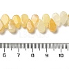 Natural Topaz Jade Beads Strands G-B064-B60-5