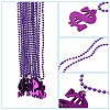 Plastic Dollar Sign Big Pendant Ball Chain Necklaces NJEW-WH0021-81A-4