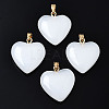 Spray Painted Glass Pendants X-GLAA-N035-016-A02-A-1