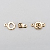 201 Stainless Steel Snap Clasps STAS-I137-06G-2