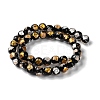Handmade Gold & Silver Foil Lampwork Beads GLAA-G107-07B-09-1