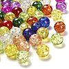 Transparent Crackle Glass Beads CCG-MSMC0002-01-M-1
