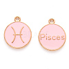Alloy Enamel Pendants ENAM-S124-01A-09H-1