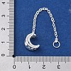 925 Sterling Silver Ends With Chain STER-S010-04A-S-3