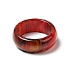 Resin Plain Band Finger Ring for Women RJEW-C034-01C-2