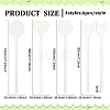 24Pcs 4 Style Transparent Acrylic Stirring Rods AJEW-FG0003-16-2