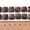 Natural Red Labradorite Beads Strands G-F839-A04-01-3