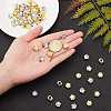 Tibetan Style Zinc Alloy Dog Paw Prints European Beads MPDL-PH0001-07-RS-WH-3