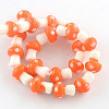 Mushroom Handmade Lampwork Beads Strands LAMP-R116-15-1