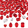 Fingerinspire 64Pcs 4 Style Glass Rhinestone Cabochons RGLA-FG0001-11B-1