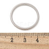 304 Stainless Steel Plain Band Rings STAS-I160-E04-P-5