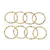 Glass Beads Beaded Stretch Bracelets BJEW-JB10958-4