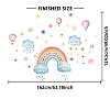 Translucent PVC Self Adhesive Wall Stickers STIC-WH0015-365-3