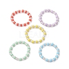 Glass Seed Beads Stretch Rings for Women RJEW-JR00690-1