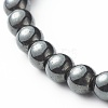 Energy Power Cross Beads Stretch Bracelets Set for Men Women BJEW-JB06891-11