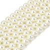 Eco-Friendly Dyed Glass Pearl Round Beads Strands HY-A002-10mm-RB011-1