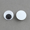 Black & White Wiggle Googly Eyes Cabochons DIY Scrapbooking Crafts Toy Accessories KY-S002-6mm-1